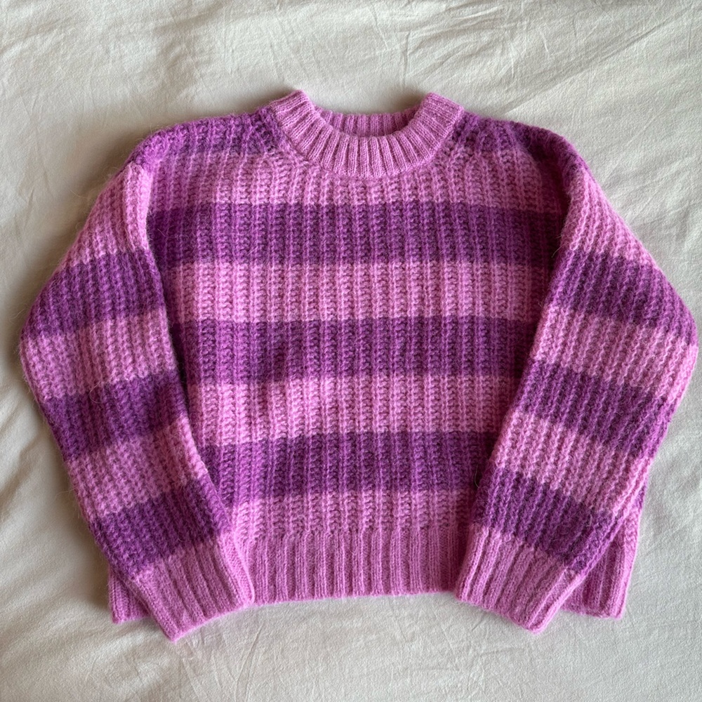 Sezane — José Jumper in Candy Stripe